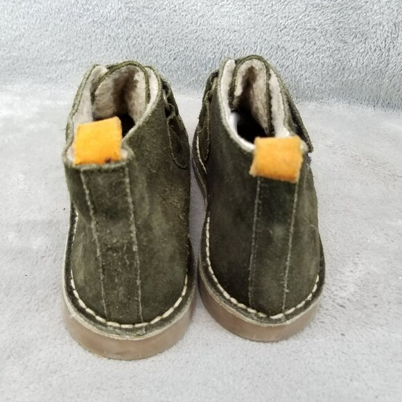Boden Shoes Girls Size EU 37 US 5 Mini Boden Green Suede Desert Boots - Picture 6 of 15